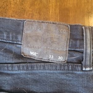 Levi's 502 black jeans W33 L30